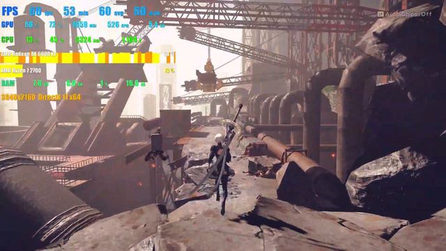 NIER AUTOMATA - GAME OF THE YEAR EDITION 4K 60 FPS GAMEPLAY - RX 6900 XT смотреть онлайн
