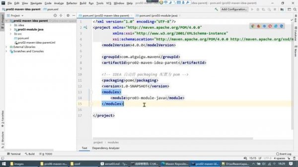 【尚硅谷Maven教程】045 Maven IDEA 创建 Java module