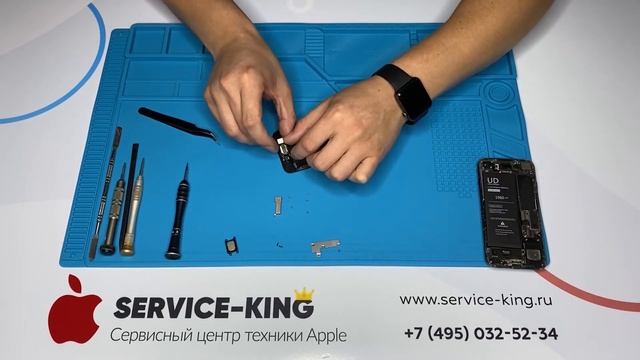 Замена слухового динамика на iPhone 7 смотреть онлайн