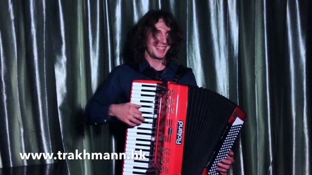 Small Apple & Kalinka Dance Denis electro accordion. Sound with Tube Colour by TRAKHMANN смотреть онлайн