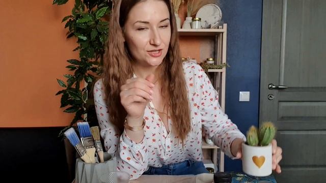 Как сделать декор "Сердечко" на кашпо смотреть онлайн