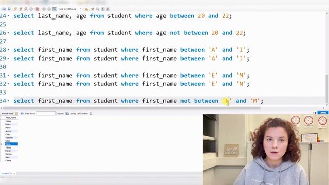 L9. SELECT: null, in, between, like, regexp | Базы данных для тестировщиков | Выборка смотреть онлайн