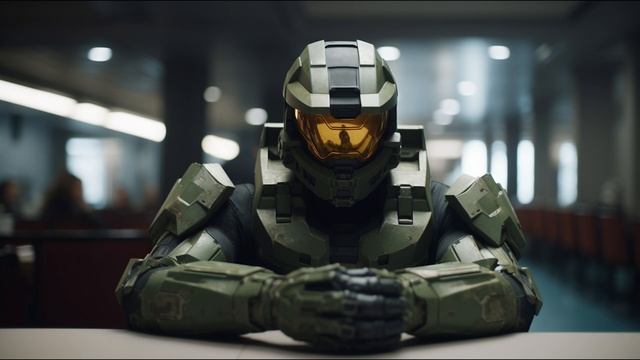 Master Chief notices you crying in the high school cafeteria смотреть онлайн