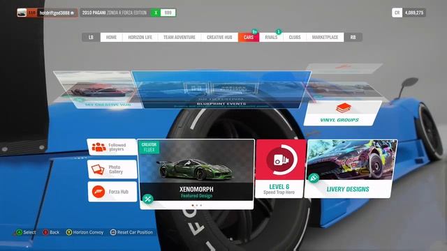 FORZA HORIZON 4: PAGANI ZONDA R FORZA EDITION (CUSTOMIZATION/BUILD) X CLASS + GAMEPLAY смотреть онлайн