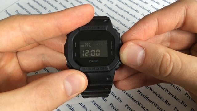 Наручные часы Casio G-SHOCK DW-5600BB-1E - видео обзоры | Watch-Forum.RU