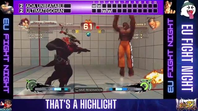 Ultimate Gohan (Hawk/Hakan) vs Unbeatable (Honda/Deejay) FT7 Fight Night main event смотреть онлайн