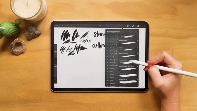 my favorite procreate brushes ?✨ & how i use them as a digital illustrator. смотреть онлайн