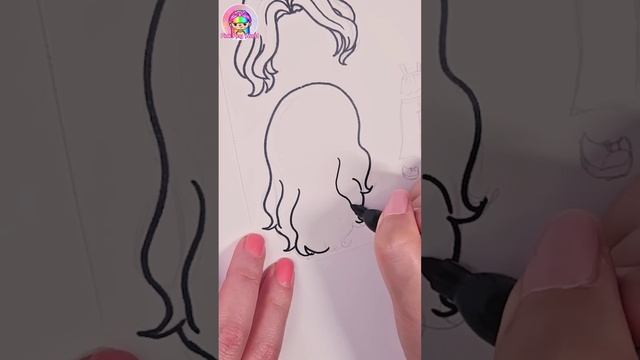 Drawing Chelsea Teenage Kraken In 3 Styles Toca Life World/ Gacha Club/ My Style #paperdiy