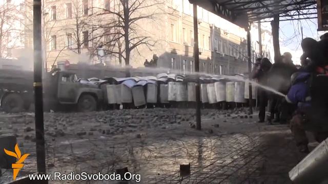 Как это было. Институтская в огне. 18. 02. 2014. Майдан. Киев. Украина смотреть онлайн