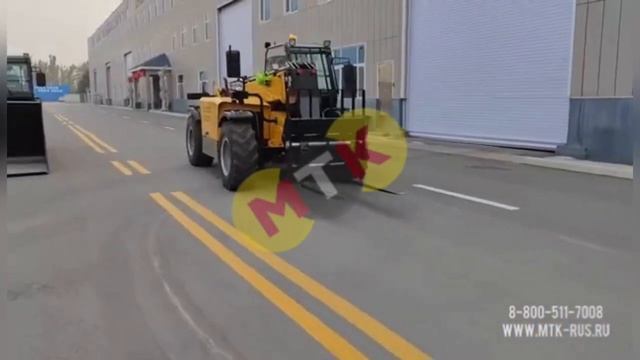 Телескопический погрузчик МТК Т735 (телескопический погрузчик Manitou, JSB) смотреть онлайн