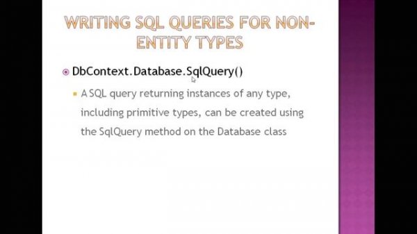 8 - Execute Raw SQL Queries | Entity Framework 6