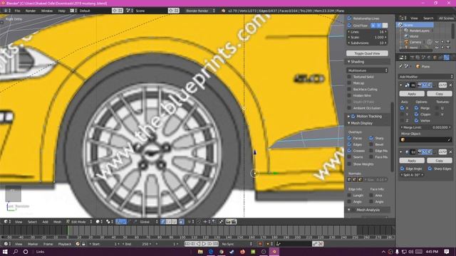 Blender / 2019 Ford Mustang Build! смотреть онлайн