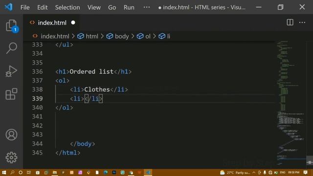#21. What are List in HTML || Types of list || How to create Nested List in HTML. смотреть онлайн