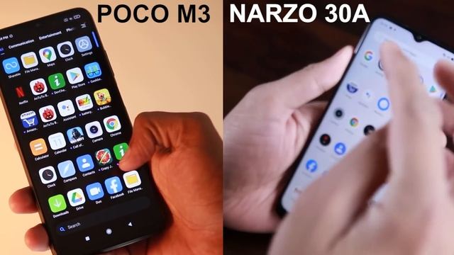Realme Narzo 30A Vs POCO M3 || Massive Comparison ?? || Processor, Camera, Battery & Gaming Test смотреть онлайн