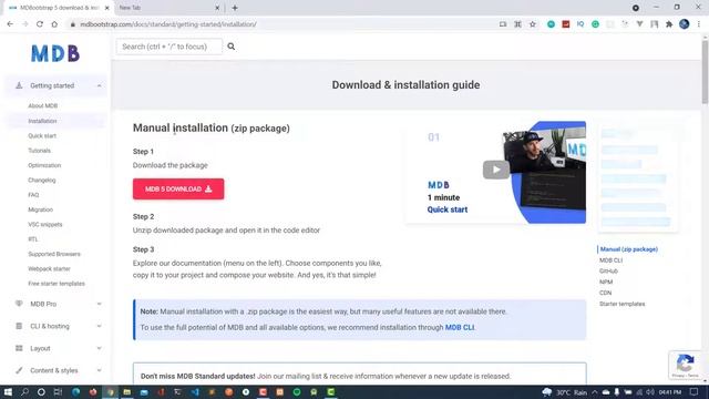 Manual Installation In Hindi | Bootstrap Material Design | MDB Basics Series | Hindi Tutorials смотреть онлайн