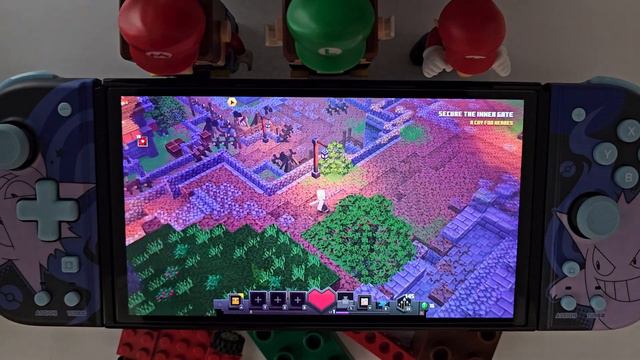 Minecraft Dungeons Nintendo Switch OLED смотреть онлайн