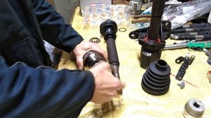 Замена подвесного подшипника правого привода колеса Рено Лагуна 2