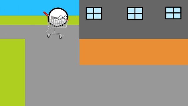Будем кататься на тележке (CountryBalls Animation) смотреть онлайн