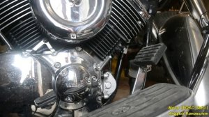 Мото |Бокс №61| Замена масла в двигателе Yamaha Drag Star 1100 со снятием глушителя + 2 бонуса!!!!