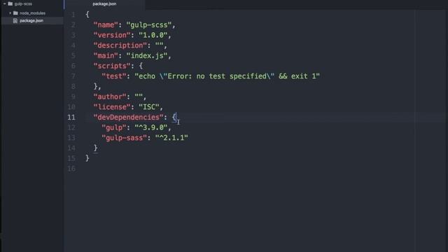 How to use Gulp and NPM to compile SASS/SCSS смотреть онлайн