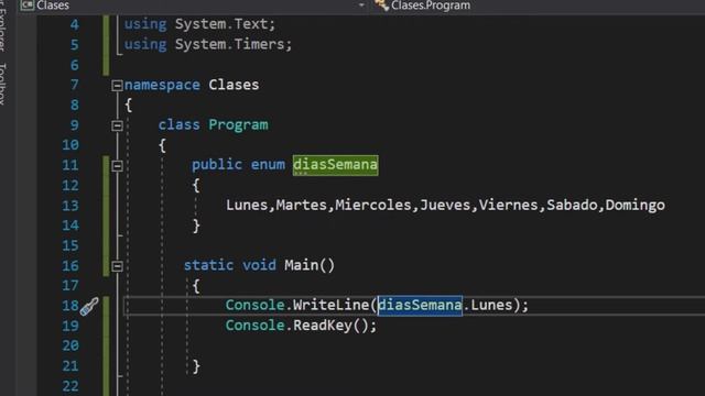 Visual C# enumeradores (enums) Visual Studio Community en .NET Framework смотреть онлайн