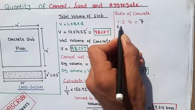 How to Calculate Quantity for Cement , Sand & Aggregate in Concrete. смотреть онлайн