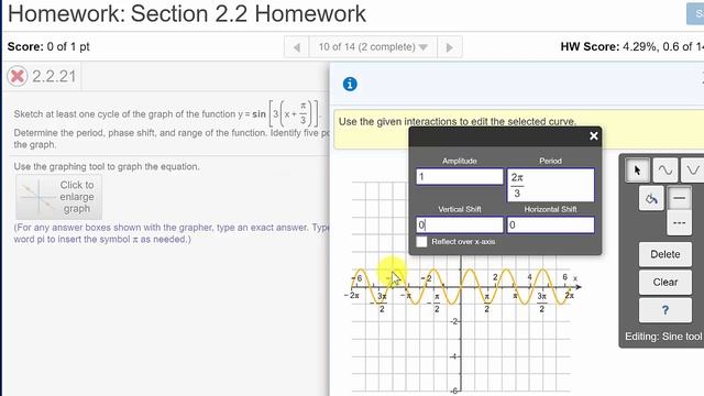 How To Graph Sine and Cosine In My Math Lab смотреть онлайн