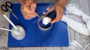 Волосы из ваты. Причёска для мальчика. Рабочие моменты.