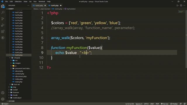 Array_Walk Function || PHP || EXCELLENT CODE WITH AJ смотреть онлайн