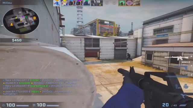 CS GO AREA playing Cache 50 13 22 10 2017 смотреть онлайн
