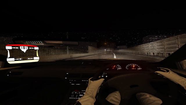 Cruisin' in VR in a GALANT VR-4 on Japan's C1 during TRAFFIC at NIGHT in the RAIN! смотреть онлайн