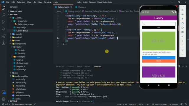 React Native Crash Course Part-9 Unit Testing in Telugu #VenkateshMogili #WebGuru смотреть онлайн
