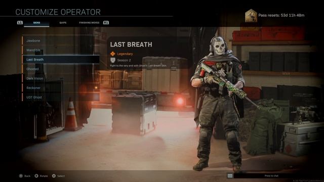 Call Of Duty®: Modern Warfare® All Ghost Skins Unlocked And Finishing Moves