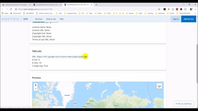 QGIS Add Google Satellite, Hybrid, Maps, Terrain and other custom basemaps (Version 3.x ) смотреть онлайн
