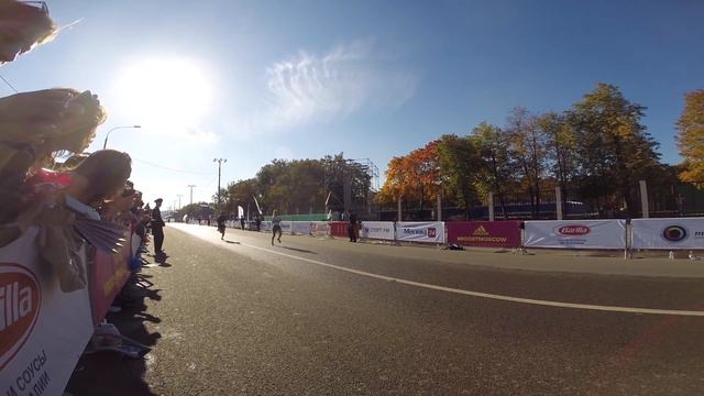 Финиш 10 км, Московский марафон 2015, 1-я часть смотреть онлайн