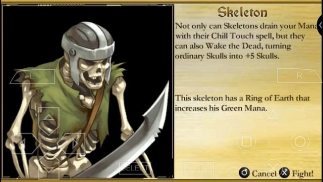 Puzzle Quest: Challenge of the Warlords на PPSSPP (Android) смотреть онлайн