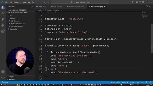 27 | Hashing Using PHP for Beginners | 2023 | Learn PHP Full Course For Beginners смотреть онлайн
