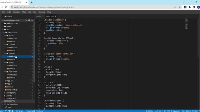 CODING PRACTICE 22 | ROUTING PRACTICE APP | REACT JS | CCBP 4.O | CCBP смотреть онлайн