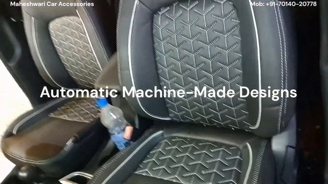 Hyundai Venue 2023 - Seat Cover (Bucket Fit) (Trident Leather) (Silver Star Design) | Hyderabad смотреть онлайн