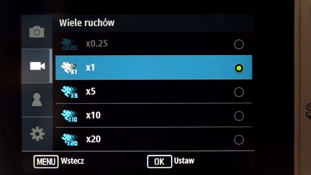 Samsung NX3000 - menu filmowania смотреть онлайн