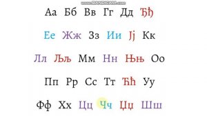 Изучаем сербскую азбуку