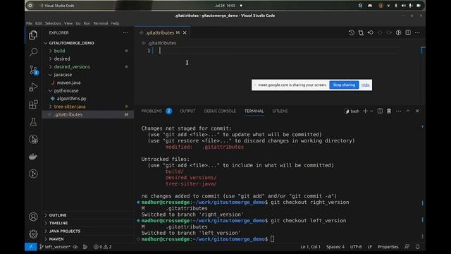 Git ADV: Improving Java & Python Source Code Merging using Abstract Data Structures смотреть онлайн