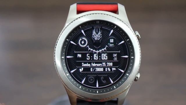 Gear S3 Black Panther Watch Face смотреть онлайн