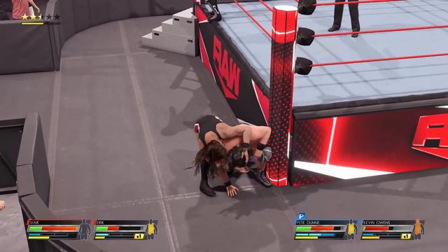 Kevin Owens, Pete Dunne vs Erik, Ivar - WWE Raw - Akash Khelta Hai смотреть онлайн