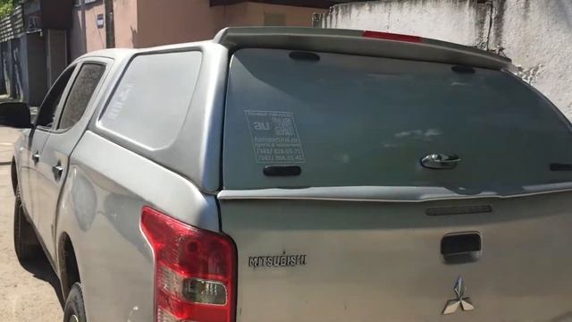 Кунг N-Commerce на Mitsubishi L200 2015-2016-2017-2018- цвет серебристый U25 от AvengerUral.ru смотреть онлайн