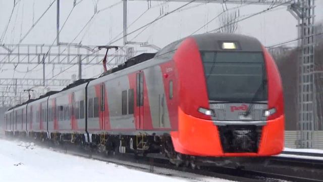 Электропоезд ЭС2ГП-004 "Ласточка-Премиум" №838 "Москва - Иваново" смотреть онлайн