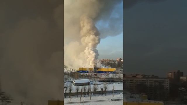 Пожар в Томске.Горит Лента смотреть онлайн