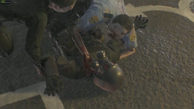 Resident Evil 2 Remake - Hunk's zombie death 1 - GyakuRyona смотреть онлайн