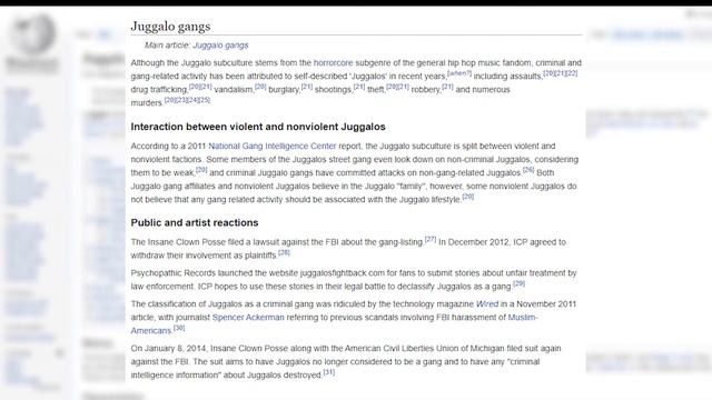 Juggalo | A Wikipedia Reading смотреть онлайн