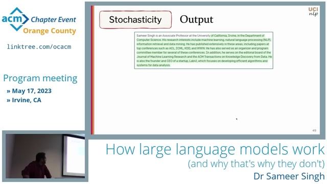 How large language models work (and why that's why they don't) смотреть онлайн